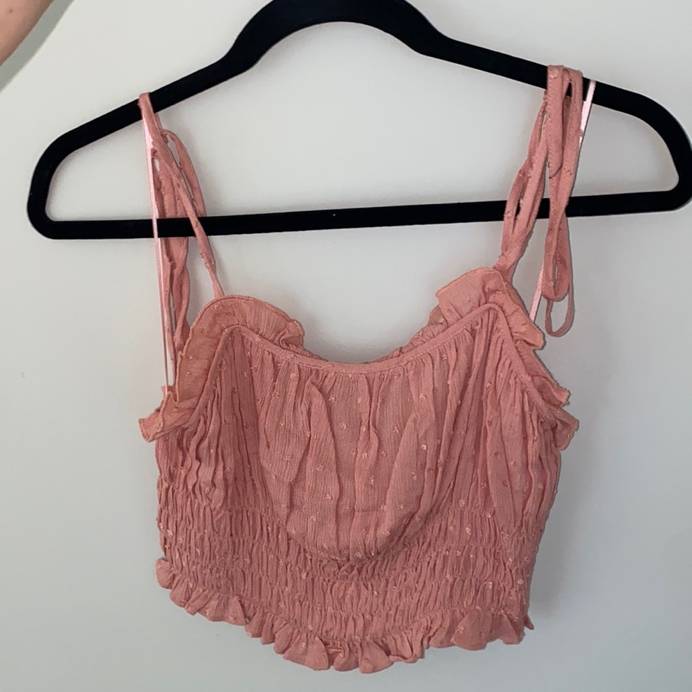 Topshop Quiet Storm Crop Top